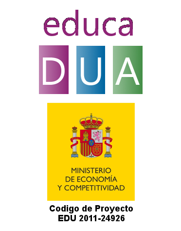 educaDUA es la plataforma de comunicación en Internet del proyecto DUALETIC (financiado por el Ministerio de Economía y Competitividad, código de proyecto: EDU 2011-24926